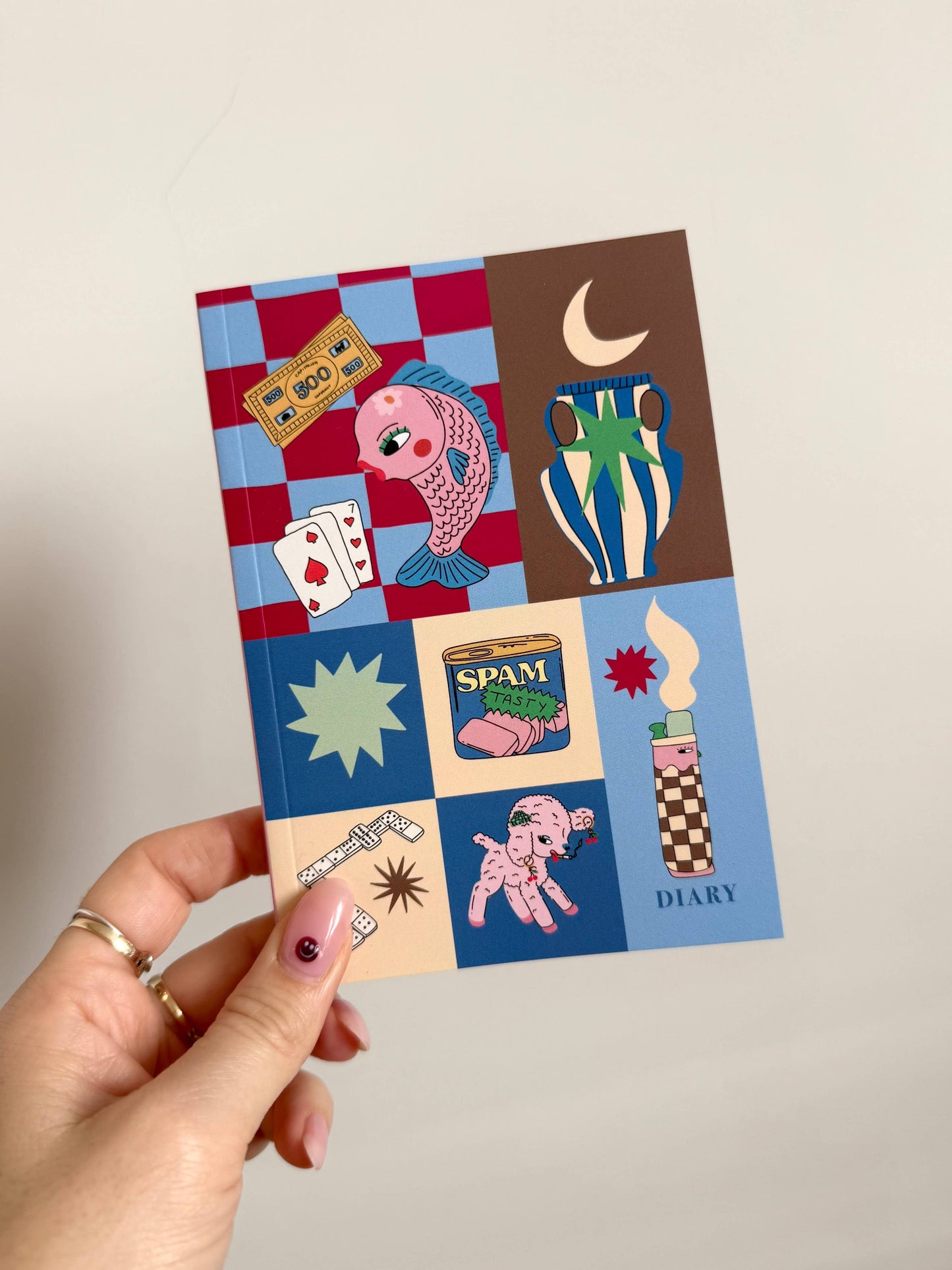 Undated A6 Mini Pocket Diary Notebook