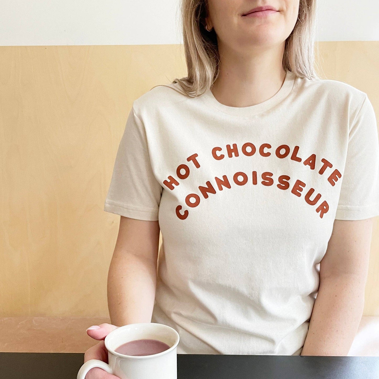 Hot Chocolate Connoisseur Organic Fleck Unisex T-Shirt