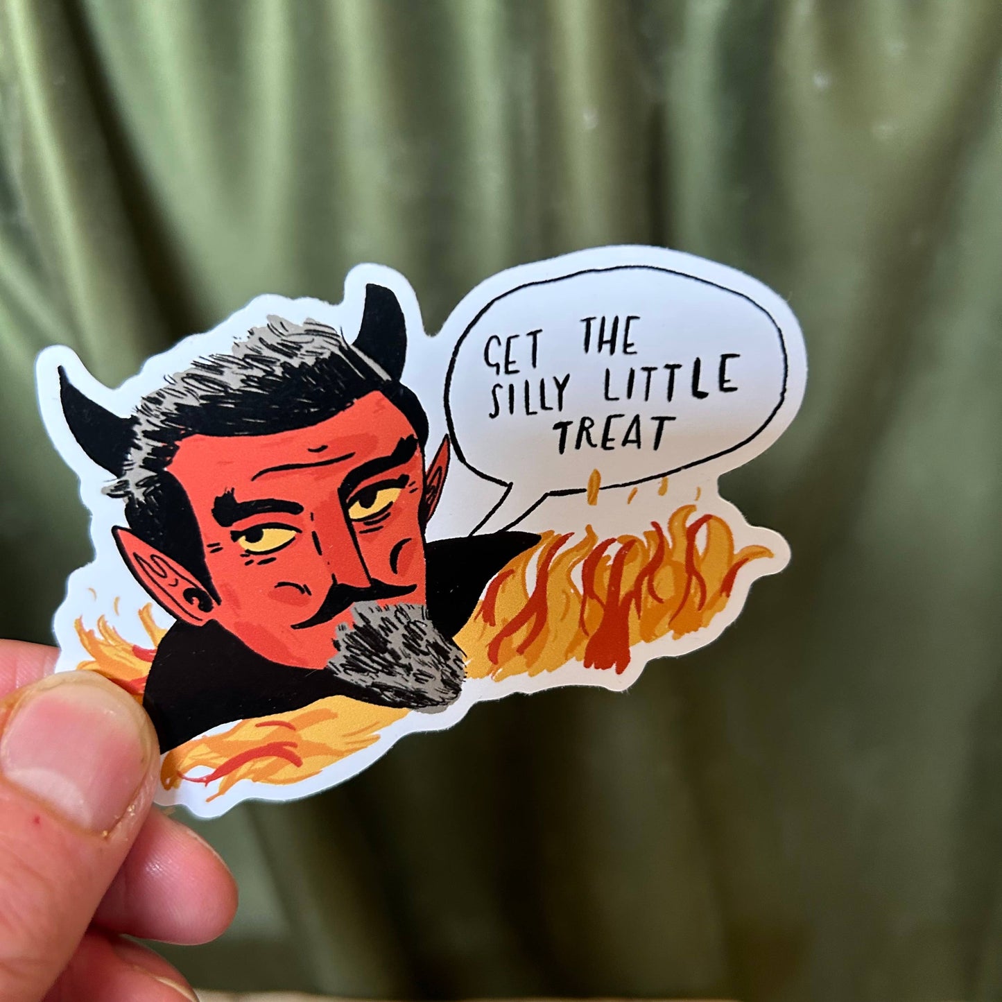 Silly Little Treat Vinyl Sticker 