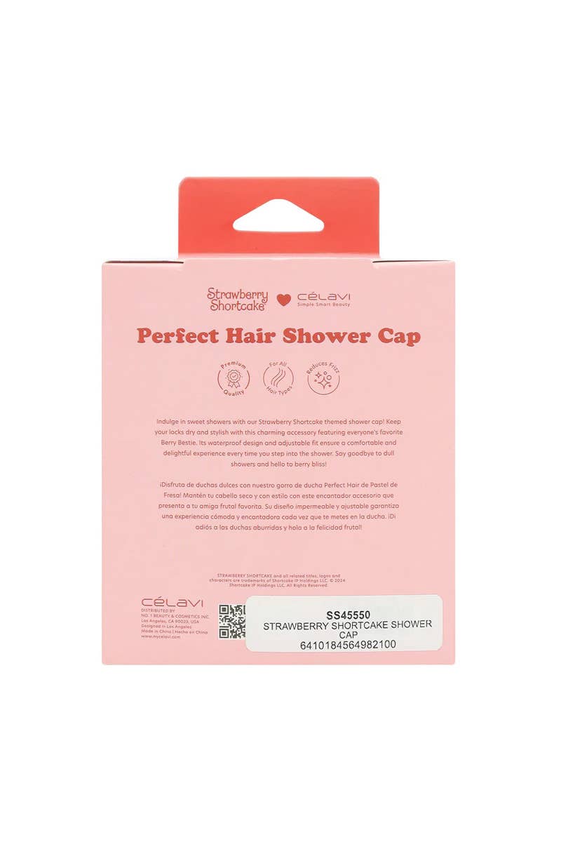 Strawberry Shortcake Hair Shower Cap