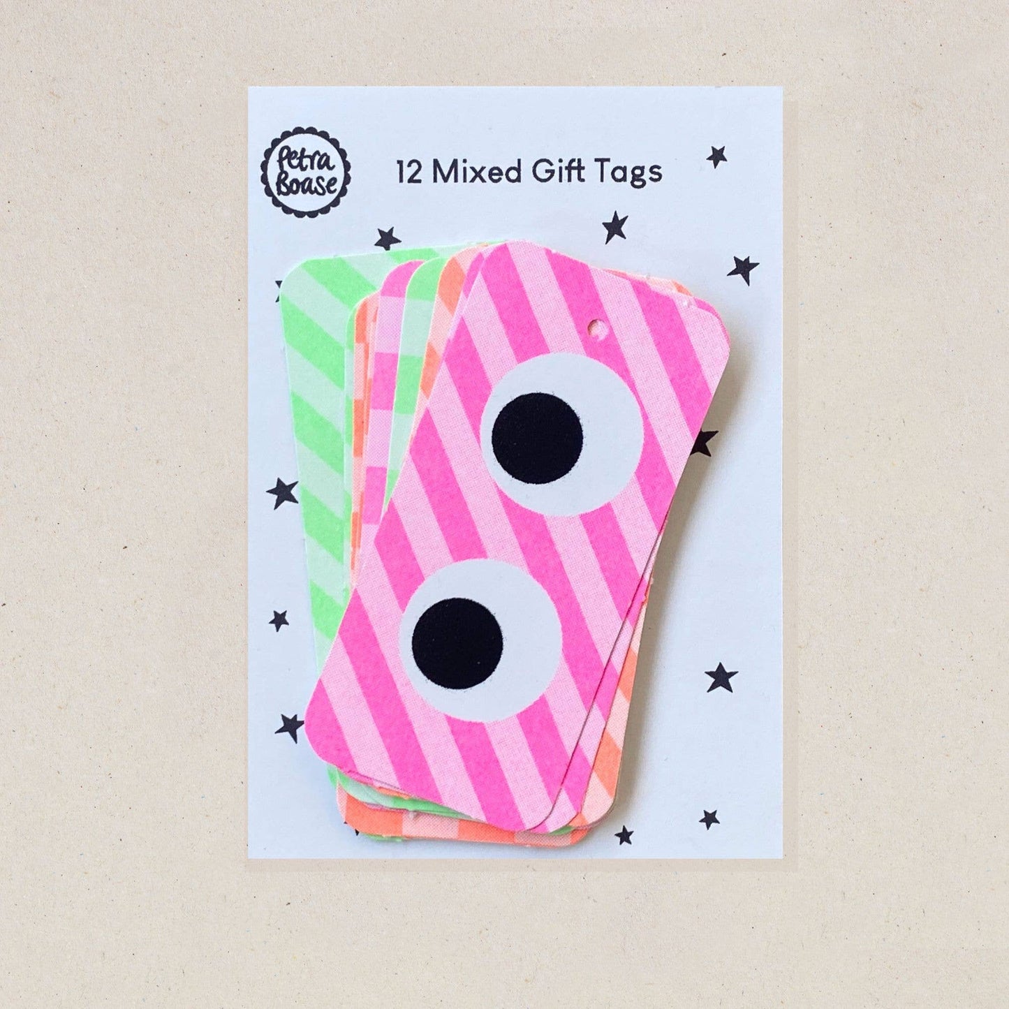 Gift Tags Set of 12 - Googly Eyes