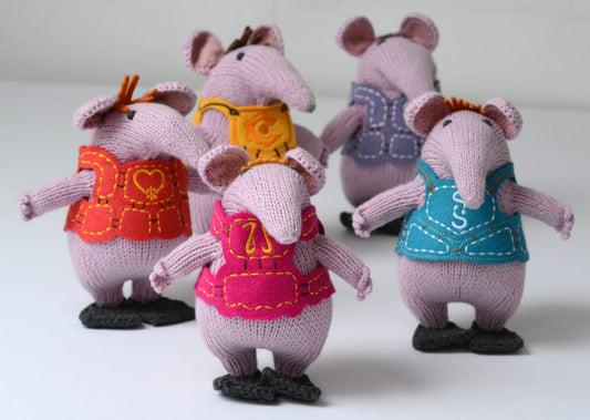 The Clangers Hand Knitted Toy Full Collection Bundle