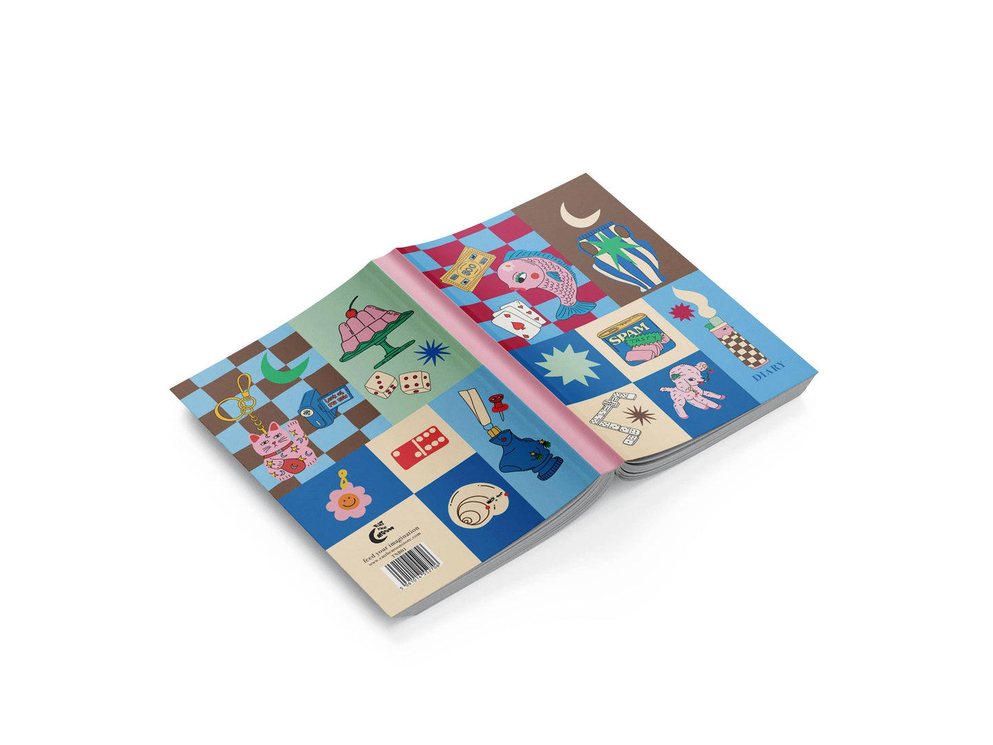 Undated A6 Mini Pocket Diary Notebook