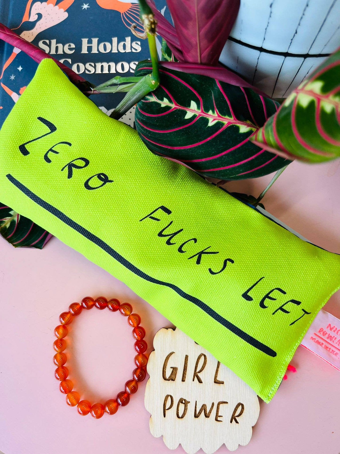 Zero Fucks Left Lavender Bag