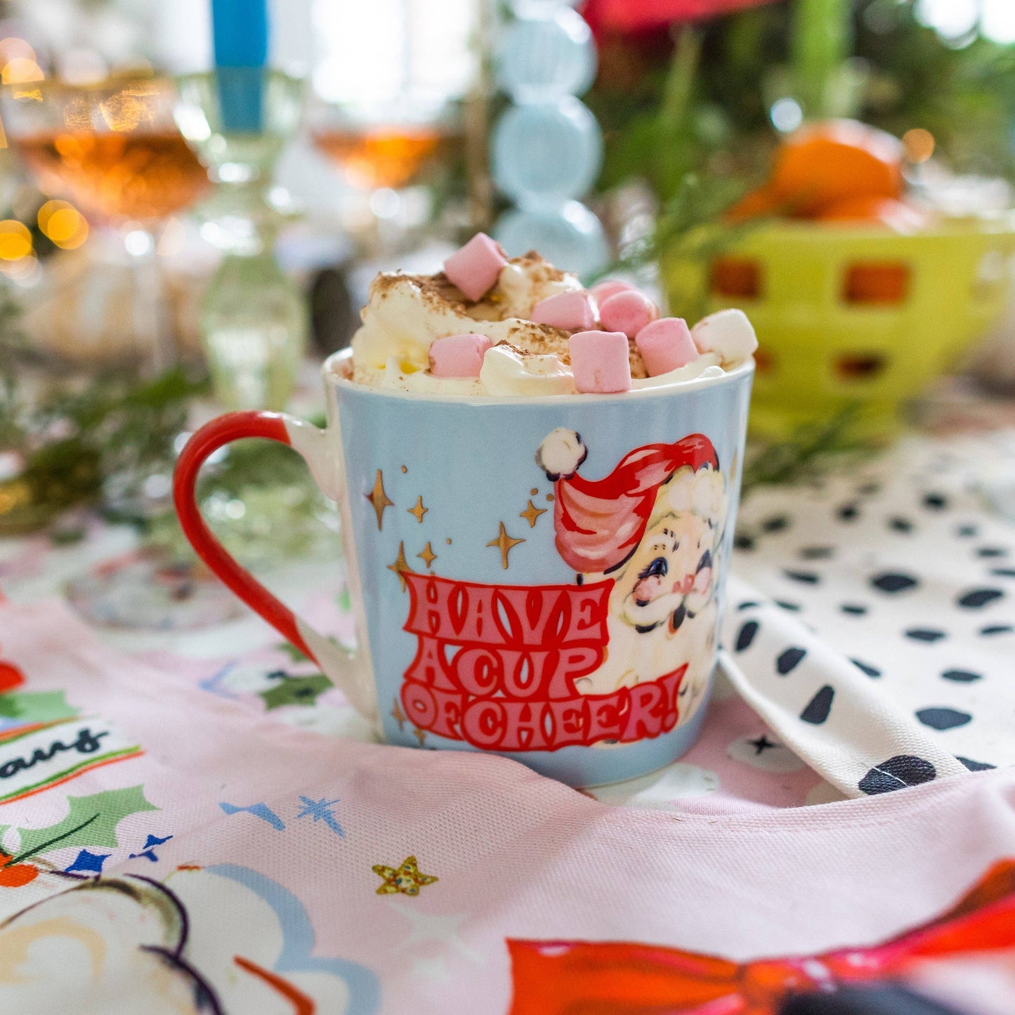 Cup of Cheer Santa Mug
