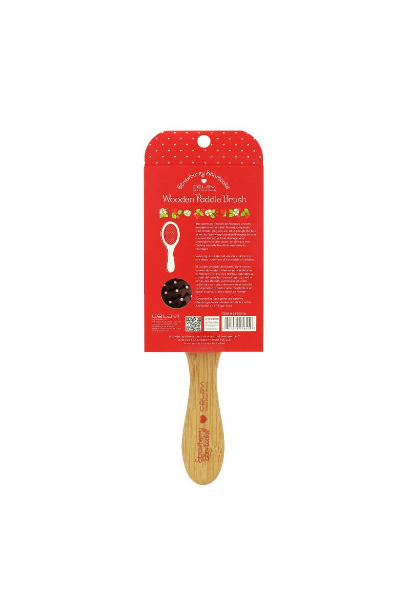 Strawberry Shortcake Wooden Paddle Brush