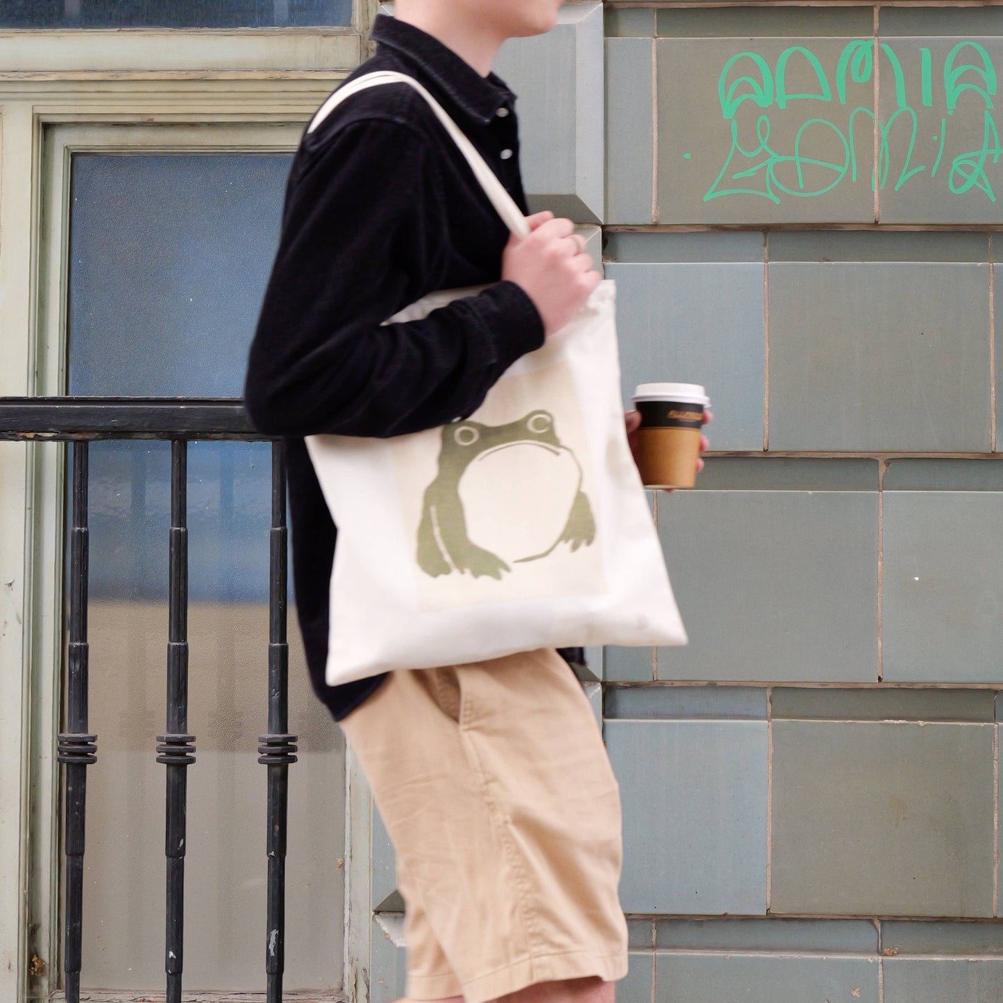 Matsumoto Hoji Frog Tote Bag
