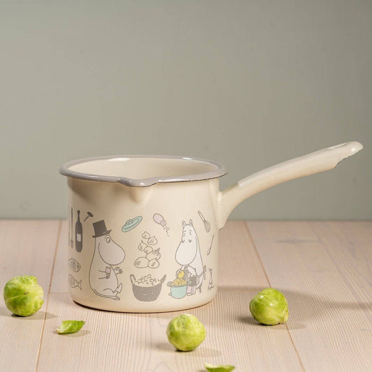 MOOMIN Enamel Saucepan Bon Appétit 1.3 L
