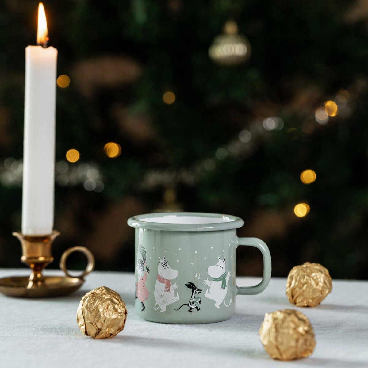 Moomin Enamel Mug Festive Spirits 0.25L
