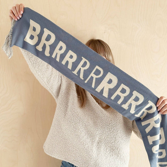 BRRRRRRRR Knitted Scarf
