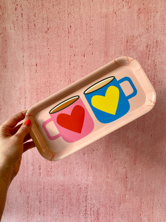 Lovers Melamine Serving Tray