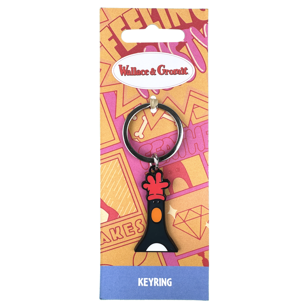 Feathers Head Keyring
