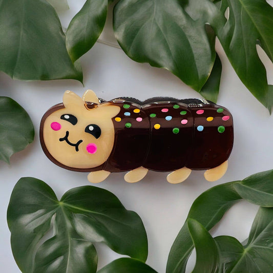 Caterpillar Cake Hair Claw