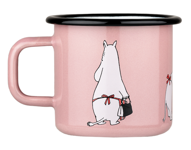 MOOMIN Enamel Mug Moominmamma Pink 0.37L