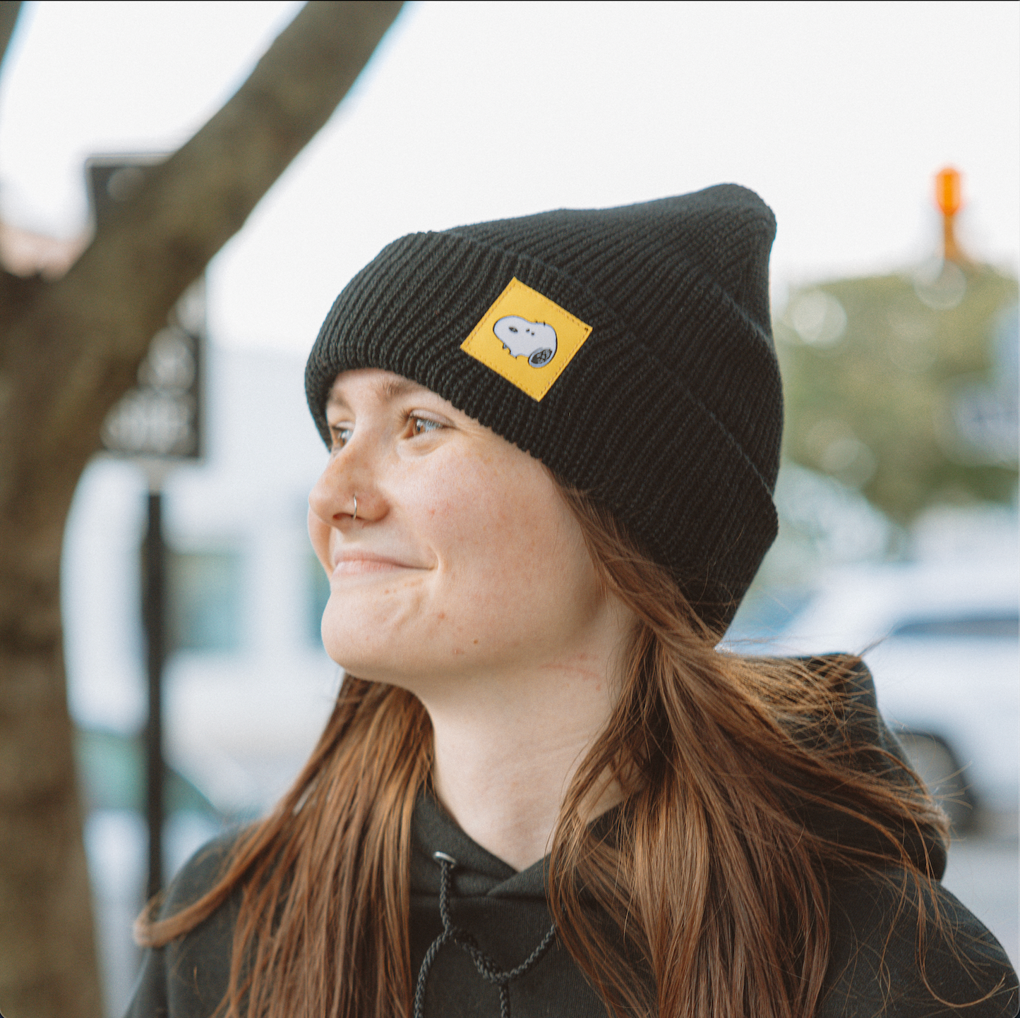3P4 x Peanuts® Snoopy Beanie - Black