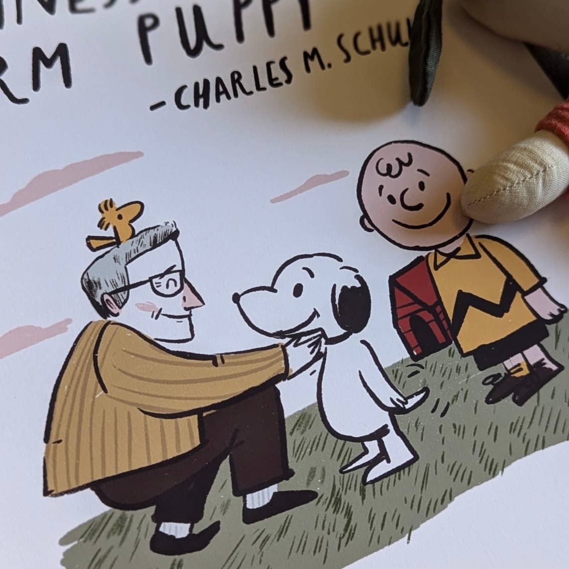 Happiness Is A Warm Puppy Charles M Schulz Print 
