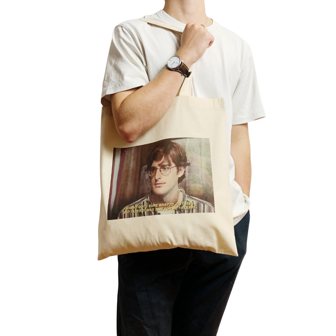 Louis Theroux 'Knew it was Time to Leave' Tote Bag