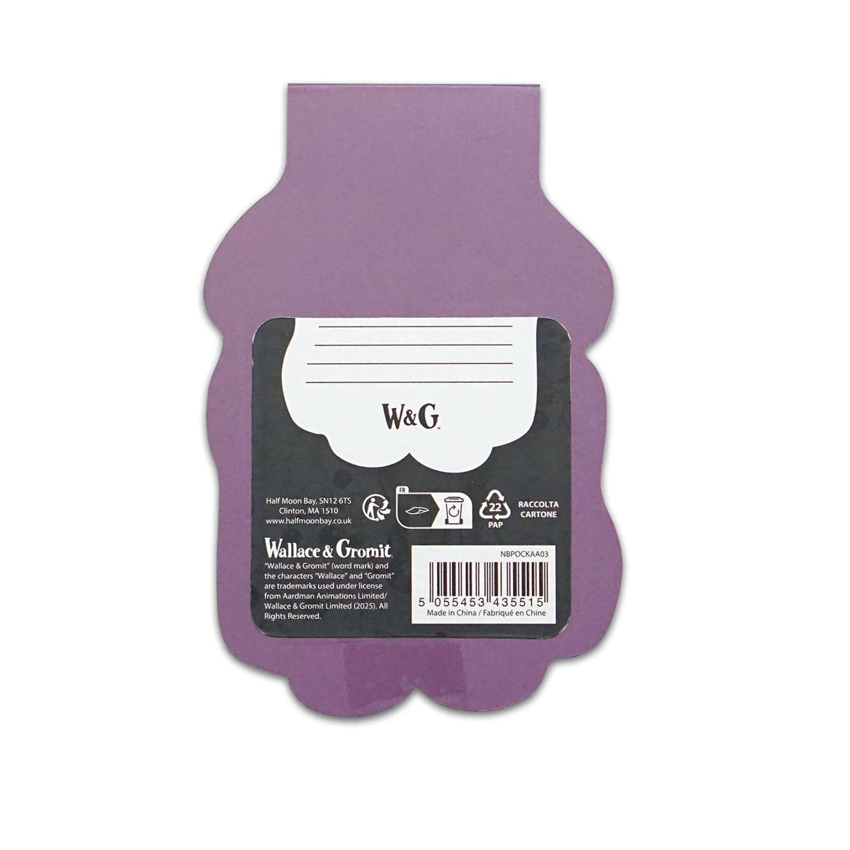 Shaun the Sheep Shaped Pocket Notebook