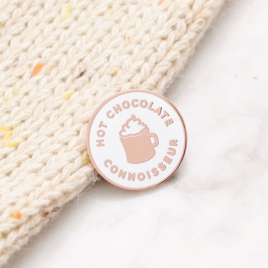 Hot Chocolate Connoisseur Enamel Pin