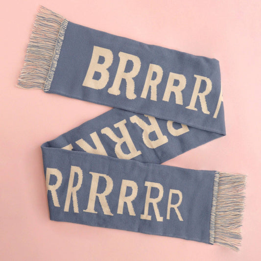 BRRRRRRRR Knitted Scarf