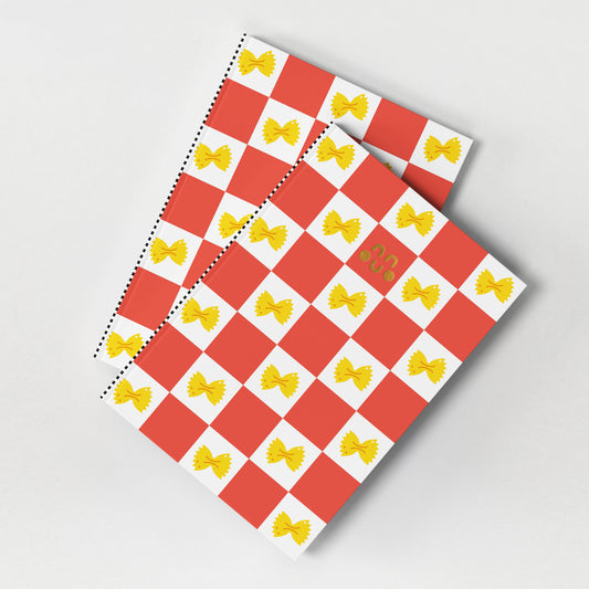 Farfalle Pasta Lined Notebook