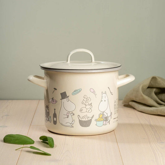 MOOMIN  Enamel Pot with Lid Bon Appétit 2.5 L