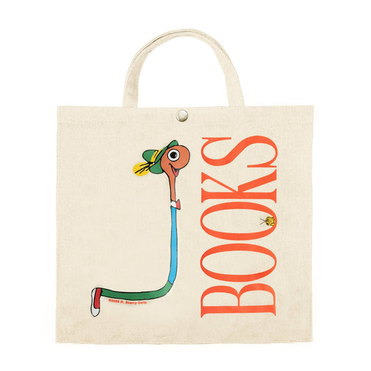 3P4 x Richard Scarry® Lowly Worm Books Market Tote