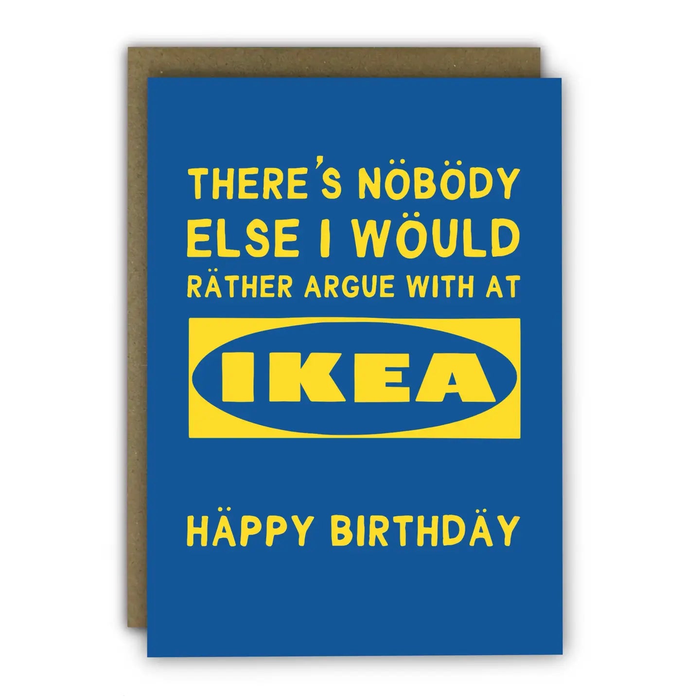 IKEA Arguments Birthday Card