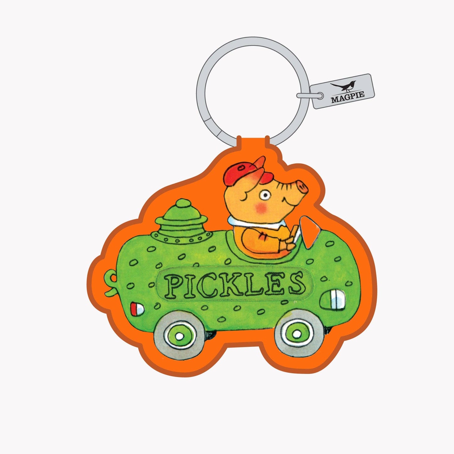 Magpie x Richard Scarry Pickle Car Key Charm