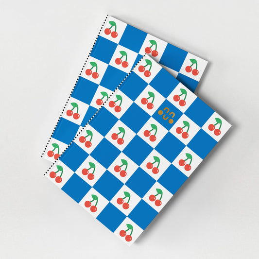 Cherry Lined Notebook