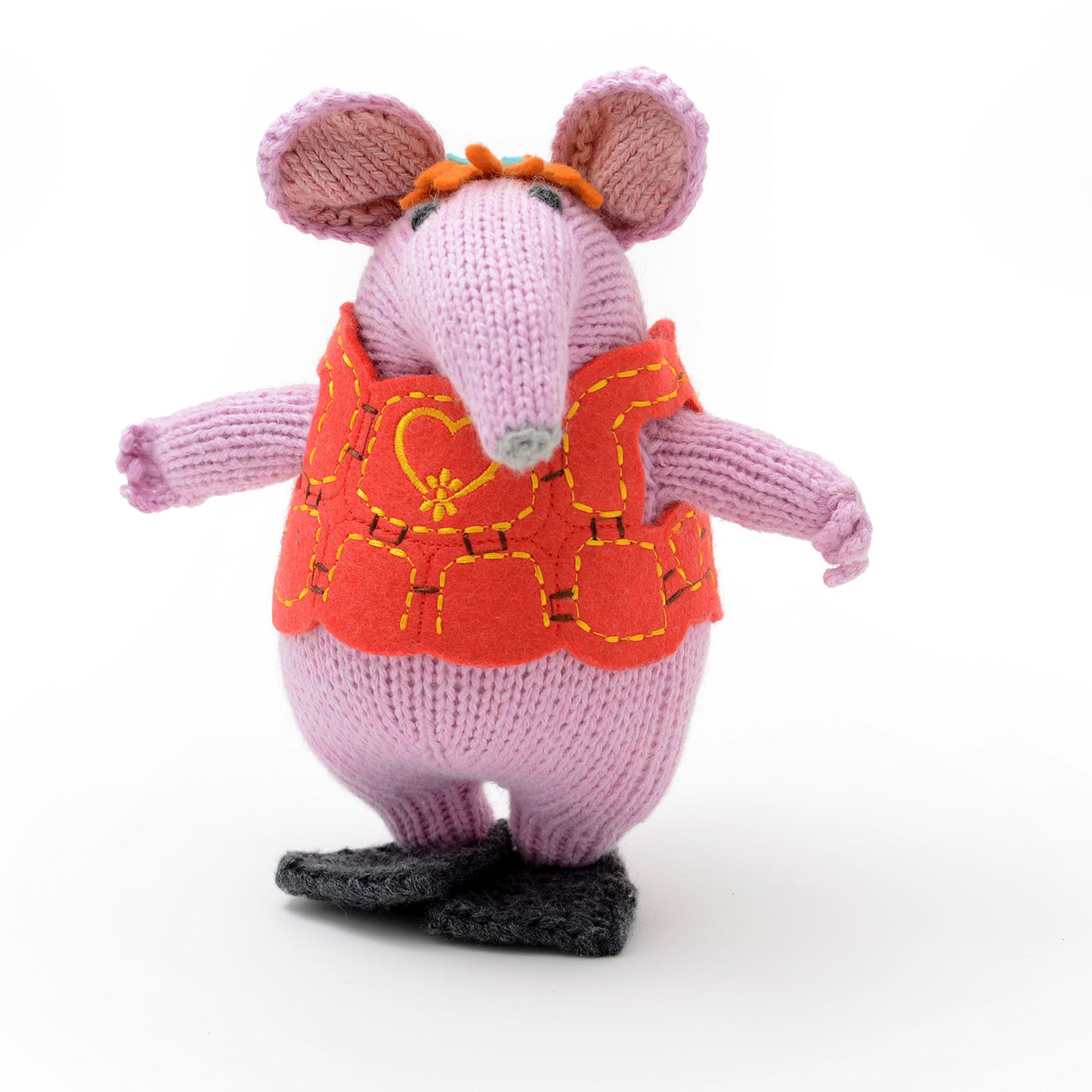 The Clangers Mother Hand Knitted Organic Cotton Soft Toy