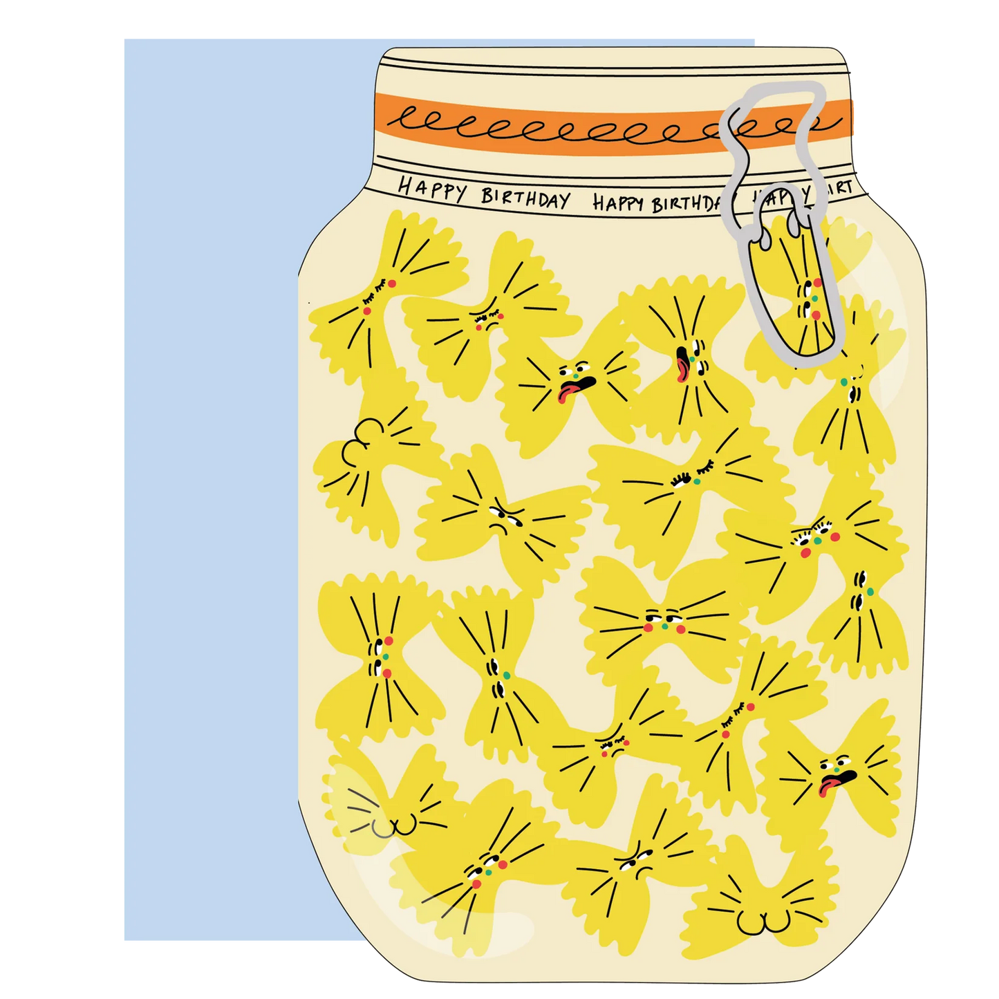 Pasta Jar Birthday Card