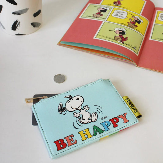 Peanuts Be Happy Zip Purse