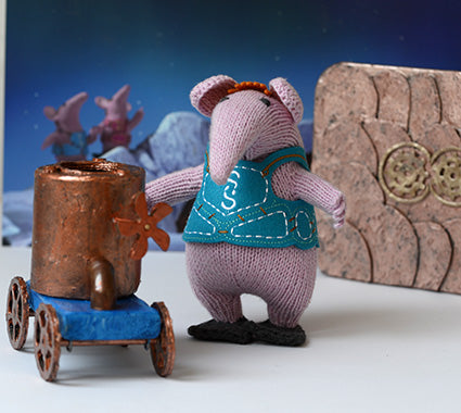 The Clangers Hand Knitted Toy Full Collection Bundle